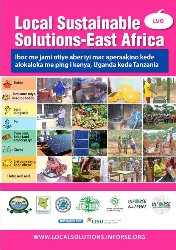 Luo Brochure of  Catalogue: 80+ Local Sustainable Solutions in East Africa 