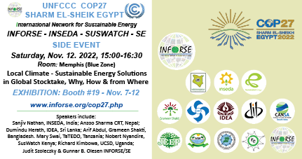 INFORSE side event COP27