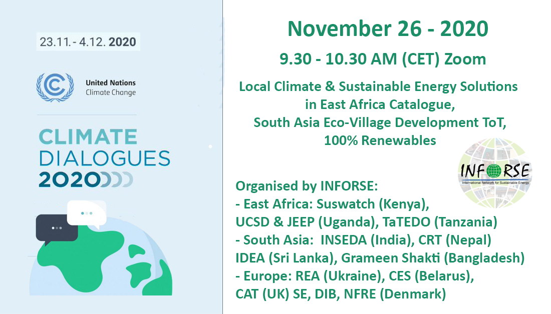 INFORSE at UNFCCC CD2020  November 26 2020