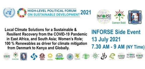 INFORSE at Sustainable Development HLPF 2021 July 2021