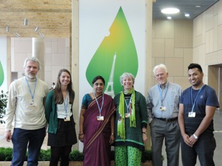 INFORSE at Bonn June 2015 Gunnar Boye Olesen, Lykke Valentin Kristiansen, Raj Kalyani, Paul allen, Niraj Shrestha.