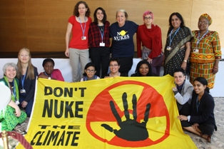 Gender Group in Bonn UN Climate Conference antinuclear