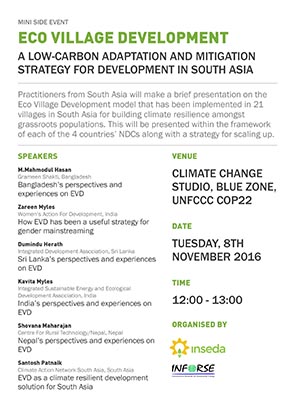 Program November 8, 2016 side event COP22
