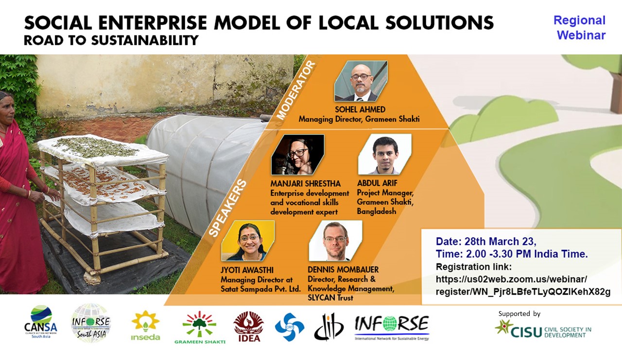 Social Enterprise Model of Local Solutions - Road to Sustainability 