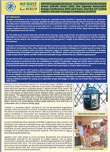 INFORSE-Uganda Members’ Joint Statement to GGC  COP27 2022 Oct 24