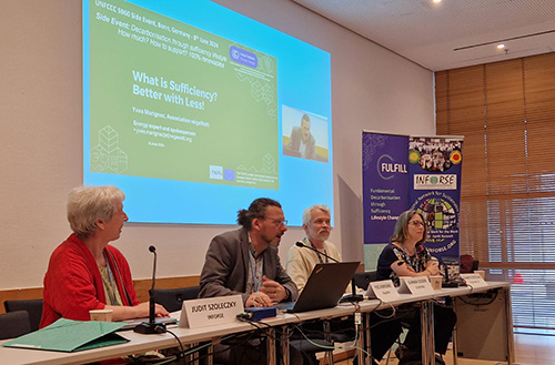 SB60 side event Sufficiency Better with Less