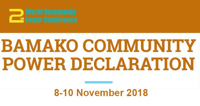 Bamako Declaration 2018