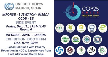 COP25 side event 13 dec 2019 INFORSE Sudswatch INSEDA CCDB SE