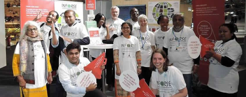 UNFCCCC INFORSE group at exhibition