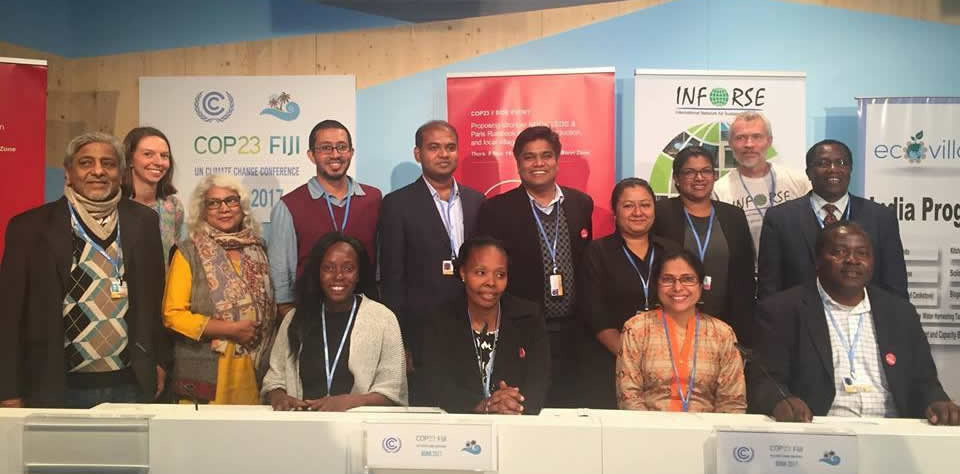 UNFCCC Side Event November 9 2017