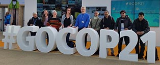 Project partners at UNFCCC COP21 Paris