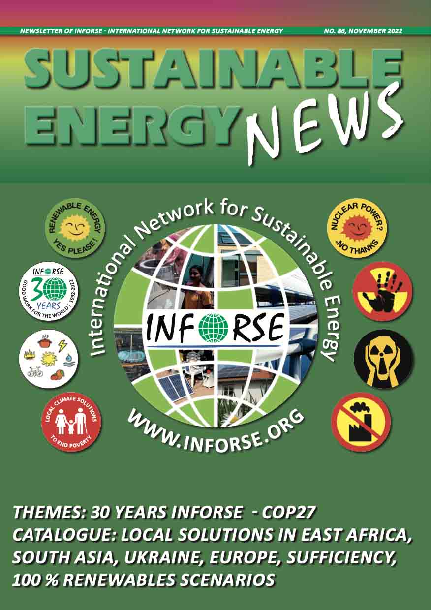 Sustainable Energy News issue No. 86 - November 2022