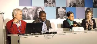 CG COP21 side event Dec 8 Gunnar Olesen, Isaac Kabongo, Usha Nair, Sarah Strack