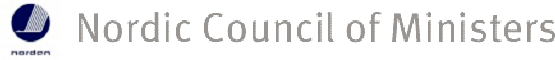 Nordic Council of Ministers logo