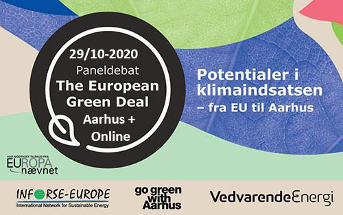 Paneldabat EUGreenDeal i Danmark 29 okt 2020