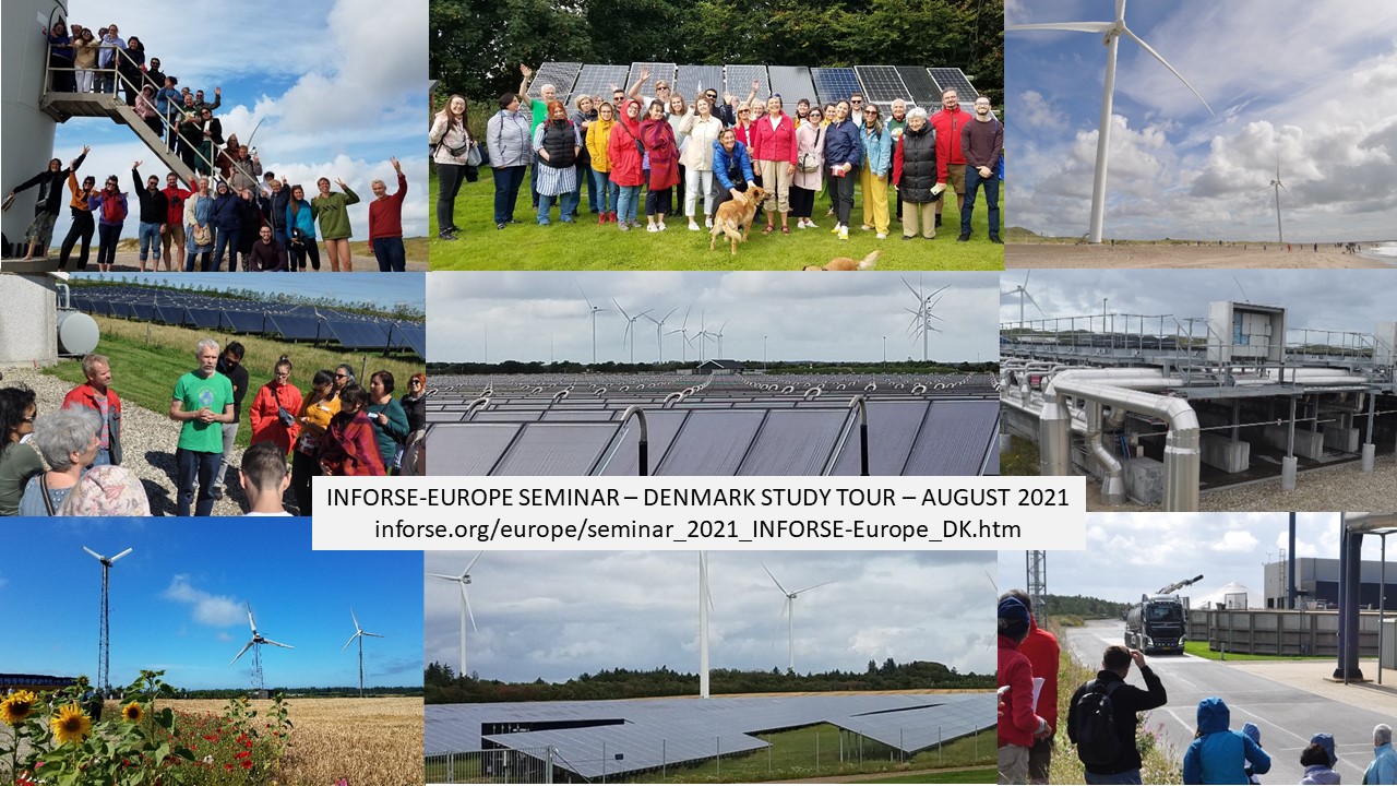 INFORSE-Europe Seminar Study Tour Denmark August 2021