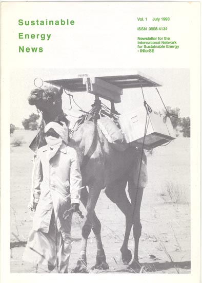 Front page of SEN 1 - July 1993